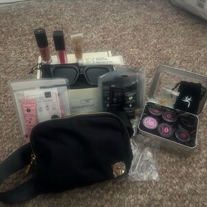 Beauty Society Collection with Black Travel Crossover Bag